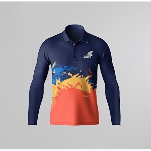 Cricket Full Sleeves Coller Neck Graphic Printed
