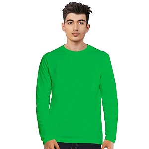 Cricmarket Mens Plain 100 Cotton Round Neck
