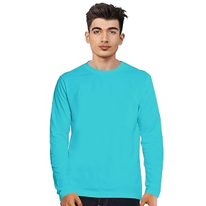 Cricmarket Mens Plain 100 Cotton Round Neck