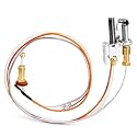 Criditpid 446-512A Pilot Assembly Natural Gas for Heat-N-Glo Gas Fireplaces and Log Sets, SRV446-512A NG Pilot Assembly Parts for Heat N Glo SL2000, 4000, 5000, 6000 Fireplace Insert with Thermopile.