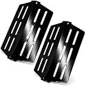 Criditpid 7622 65505 Heat Deflectors Compatible for Weber Genesis 300 Series, Genesis E310 S310 E320 S320 E330 S330 Grill, Porcelain Steel Heat Plates Replacement for Weber Genesis E310, 2-Pack