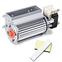 Criditpid GFK21B GFK21 Fireplace Blower Fan for Heatilator Fireplace ND3630, GNDC30, ND3630I, NDV3630IL, NDV3630I, FK21 UZY3 GFK21A Blower Fan Motor for Desa GA3450TA, Rotom HB-RB66 R7-RB66, NOVUS 30