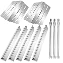 Criditpid Grill Replacement Parts for Weber Genesis E330 E310 S310 E320 S330 S320 EP330 EP310, Stainless Steel Genesis Burner, 7621 Flavorizer Bars &amp; Heat Deflectors for Weber 7622 62752 Grill Parts.