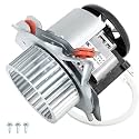 Criditpid HC21ZE123A J238-150-15215 Draft Inducer Motor for Carrier Furnace, HC21ZE123 Exhaust Venter Motor for Bryant Payne Furnace, Inducer Motor Kit Includes Blower Wheel and Mounting Bracket.