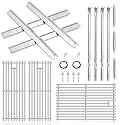 Criditpid Replacement Parts for Charbroil Performance 4 Burner 463365021 463366022 463351021 463350722 463354021 463365522, Grill Grates, Heat Plates, Burners and Igniter for Charbroil Grill Parts