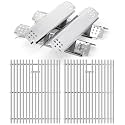 Criditpid Replacement Parts for Nexgrill 4 Burner 720-0830H, 720-0783E, Nexgrill 720-0830D, 720-0830X, 720-0783EH. Grates and Grill Heat Plates for Home Depot Nexgrill 720-0830H Replacement Parts.