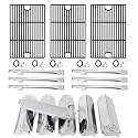 Criditpid Replacement Parts for Nexgrill 6 Burner 720-0898, 730-0898,720-0898A. Grill Grates, Heat Plates Shield, Burner Tubes and Igniter for Nexgrill Replacement Parts 6 Burner 720-0898