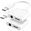 Criello USB C to 3.5mm Headphone and Charger Adapter 2 Pack