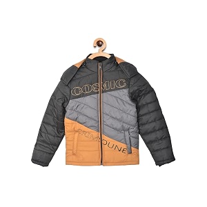 Crimsoune Club Boy Multi Colourblocked Detachable Hood