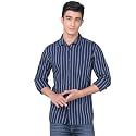 Crimsoune Club Men39s Navy Blue Striped Shirt