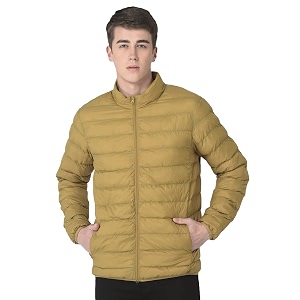 Crimsoune Club Men Puffer Jacket In Mustard