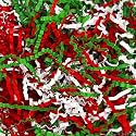 Crinkle Cut Paper Shred Filler, 10 LB Confetti Stuffing Basket Filler Shredded Paper for Basket Filling Mother's Day, Father's Day, Graduation Red Green White-10LB-lvbaihong