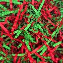 Crinkle Cut Paper Shred Filler, 10 LB Confetti Stuffing Basket Filler Shredded Paper for Basket Filling Mother's Day, Father's Day, Graduation Red Green-10LB-honglv