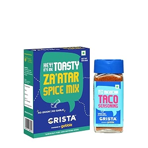 CRISTA Zaatar and Taco Seasoning Combo Pack