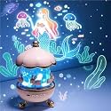 CRIYALE 6 Films+8 Soothing Baby Sleeping Sounds 360° Rotating Star Night Light Projector for Kids Room Decor, Kids Birthday Gifts for 1-9 Year Old Girls &amp; Boys, Rabbit Night Lamp for Bedroom Nursery