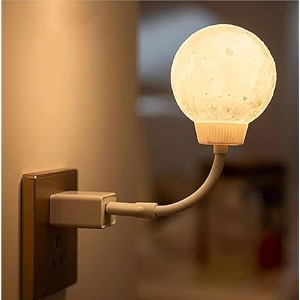 criyale 3d deer crystal ball night lamp warm light-compact usb wall charger galaxy crystal lamp for home decoration birthday christmas astronomy space gifts for boys girls - deer led