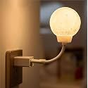 CRIYALE 3D Deer Crystal Ball Night Lamp Warm Light-Compact USB Wall Charger Galaxy Crystal Lamp for Home Decoration, Birthday, Christmas, Astronomy Space Gifts for Boys Girls - (Deer), led