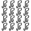 CroBlissful 16 Pcs Lineman Bucket Hooks, Bucket Lip Tool Holders, 3 Inches