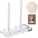 CroBlissful Acrylic Display Stand 6 x 3.5 x 6 Inch Tabletop Clear Easel