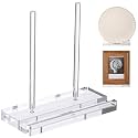 CroBlissful Acrylic Display Stand 8 x 3.5 x 8 Inch Tabletop Clear Easel