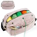 MYBAGZING Crochet Bag Organizer,Knitting Bag for Yarn Storage&amp;Crochet Hooks