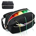 MYBAGZING Crochet Bag Organizer,Knitting Bag for Yarn Storage&Crochet Hooks