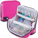 Crochet Hook Case, Stand-Up Crochet Hook Organizer for Hooks up to 7"