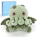 CrochetBox Cthulhu Crochet Kit for Beginners, Easy Craft for Adults