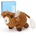 CrochetBox Highland Cow Crochet Kit for Beginners, Easy Craft for Adults