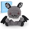 CrochetBox Mothman Crochet Kit for Beginners, Easy Craft for Adults