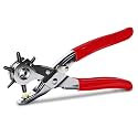 Crockett Punch Hole Pillar for Leather Belt Multi Tool Manual Belts Puncher Maker Machine Belt Hole Puncher for Leather Craft Belt,Watch Bands,Bags (Multicolor)