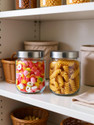 CROCO JAR Glass Grocery Container -