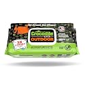 Crocodile Cloth Outdoor Plant-Based Skin Safe Cleaning Wipes, 80 Count