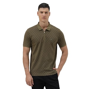 CROCODILE Mens All Over Print Cotton Casual