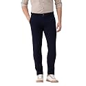CROCODILE Men Solid Casual Chino Trousers 