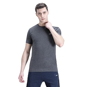 CROCODILE Men Solid Sport Fit T Shirt