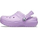 Crocs Kids' Classic Lined Clog | Kids' Slippers, Orchid, 11 Little Kid