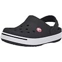 Crocs Crocband II Clog (Toddler/Little Kid) Black/White 6-7 Toddler M