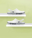 CROCS Bayaband Men Clogs (White , 7)