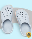 CROCS Unisex Bayaband Clogs Sandal (Blue , 6)