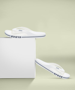 CROCS Bayaband Men Flip Flops White