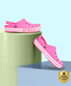 crocs men bayaband clogs sandal pink  12
