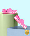 CROCS Men Bayaband Clogs Sandal (Pink , 12)