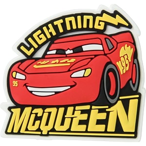 crocs polyvinyl chloride cars 3 lightning mcqueen charm multicolor 10006828 one size