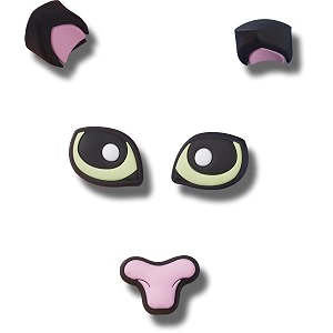 crocs polyvinyl chloride cat ear set multicolor 10013040 one size