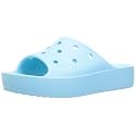 Crocs Women's Classic Platform Slide Sandals, Arctic, 5