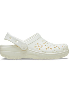 CROCS Classic Floral Cut Out Women Clogs