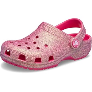 Crocs Classic Iridescent Glitter Clog Kids