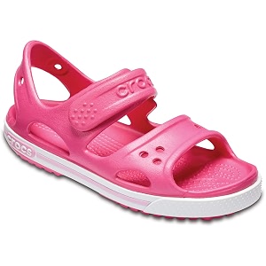 crocs girls crocband ii paradise pinkcarnation outdoor sandals-8 kids uk c8 14854-66i