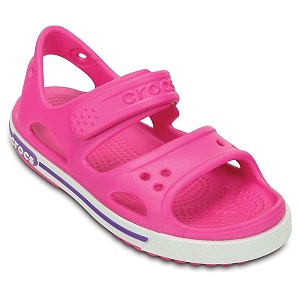crocs unisex kids crocband ii sandal 14854-6n4 neon magentaneon purple j2